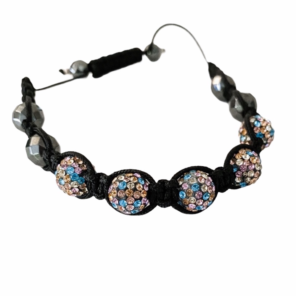 Adjustable Pave Swarovski Crystal Bracelet